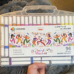 LEILIFRE Acrylic Marker Set - 96 Colors